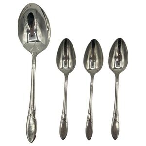 Oneida Community LADY HAMILTON Silverplate 3 Demitasse & 1 Sugar Spoons Flatware